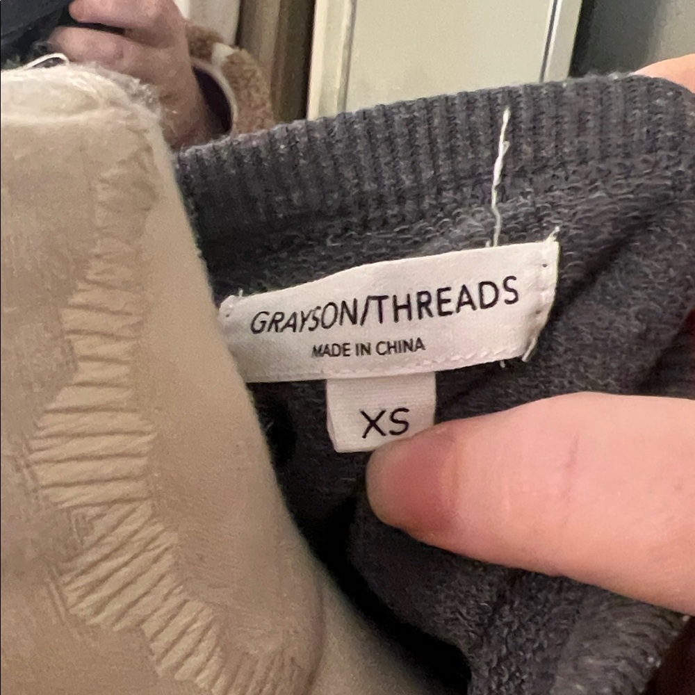 Grayson Threads Charcoal Pullover Sweater - image 2